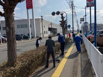 清掃活動を行いました！